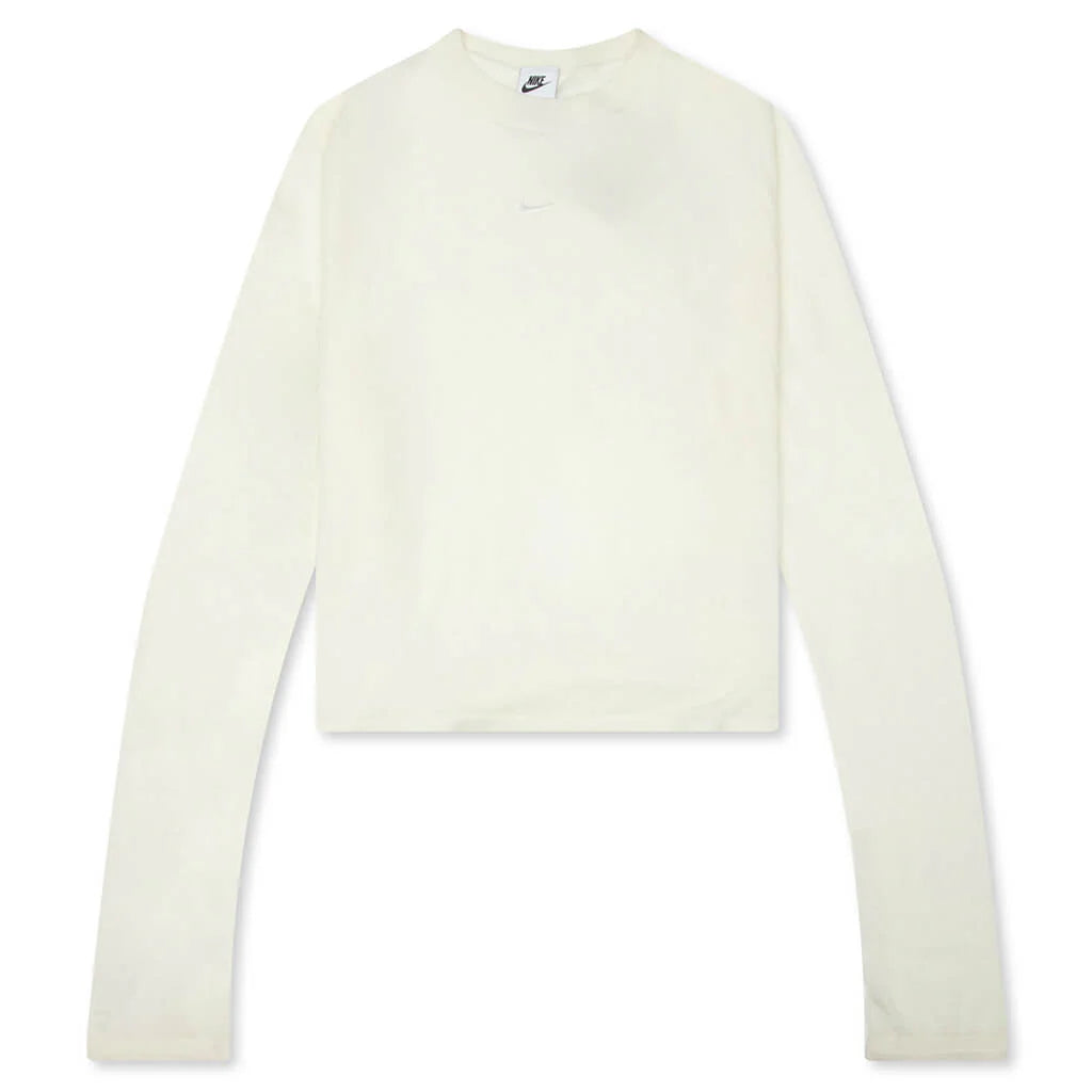 Womens Sportswork Airreverent L S Top Summit White