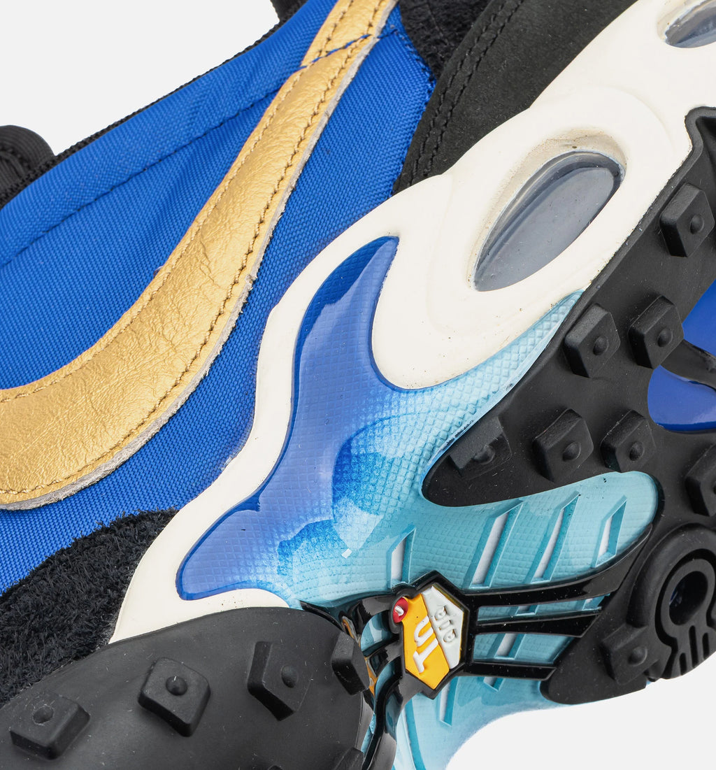 Air Max Waffle Mens Lifestyle Shoe Hyper Blue Metallic Gold