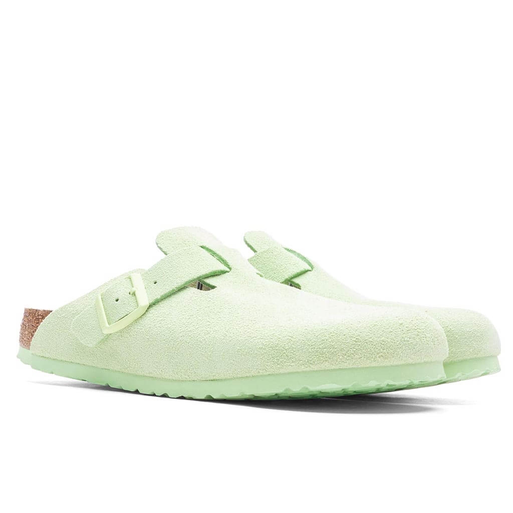 Womens Boston Sandal Soft Footbed Faded Lime