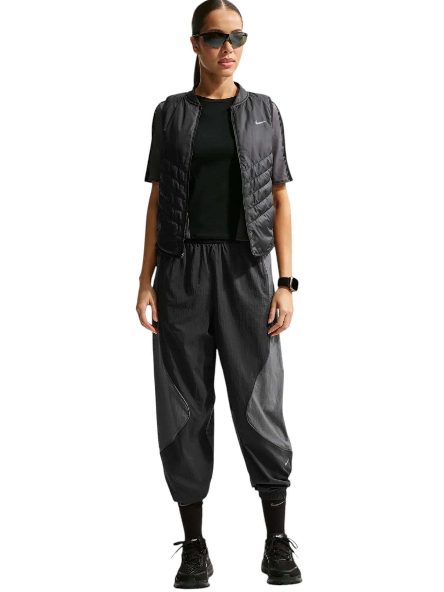 Nike Womens Swift Repel UV Protection Mid Rise Running Pants
