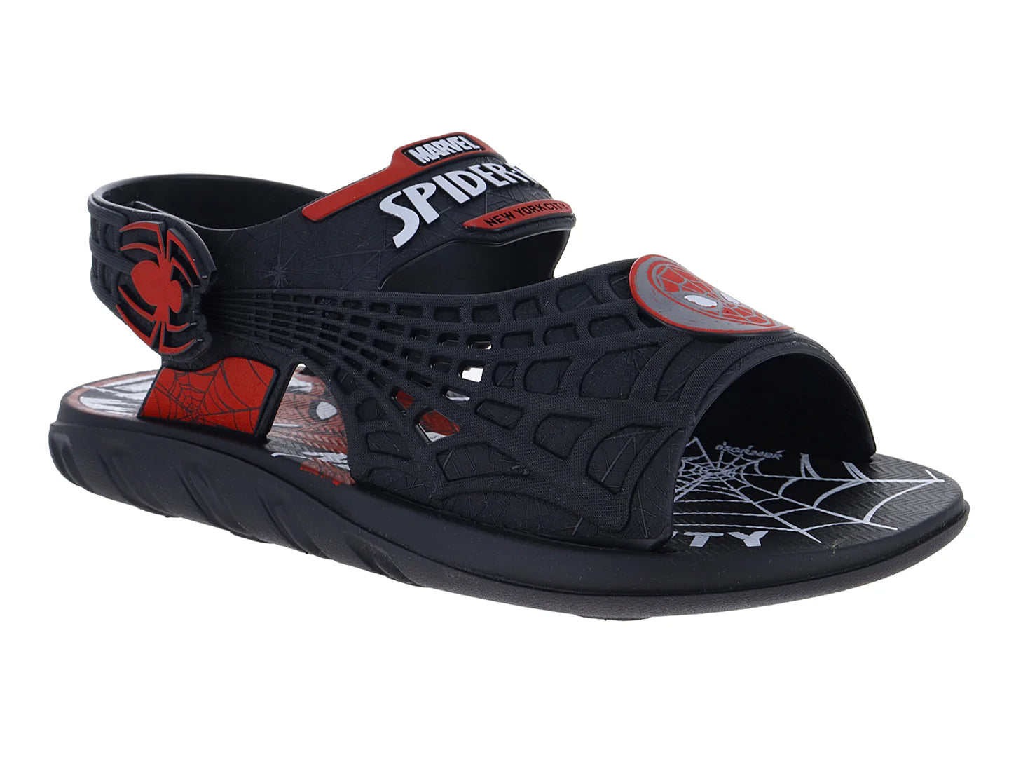 Sandalias Ipanema Disney Spider Man Negro Rojo para Niño