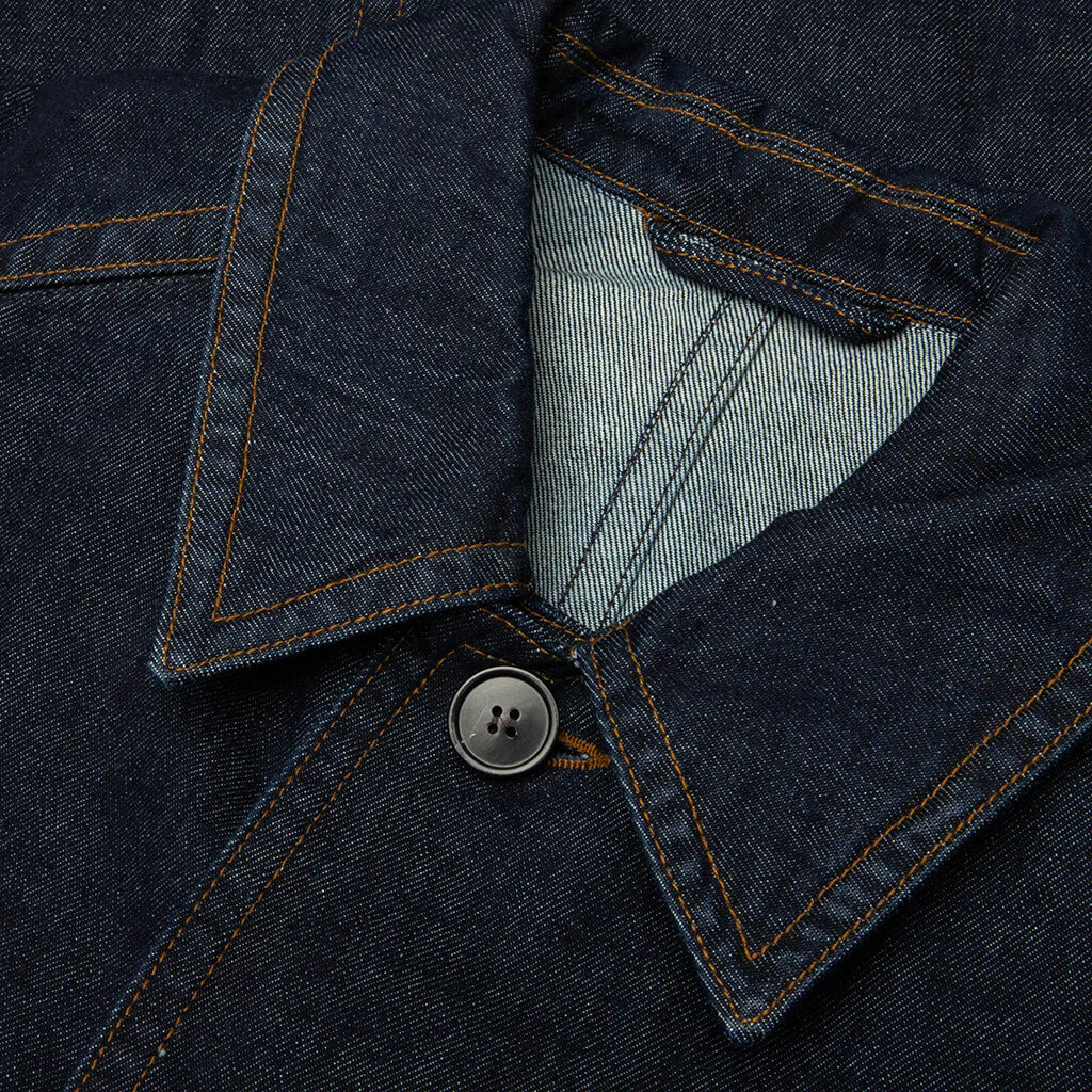 Robinson Washed Denim MW Coat Indigo