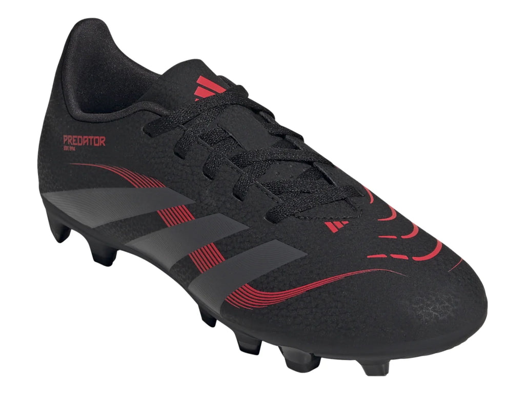 Tenis Adidas Predator Club Firm Negros para Niño