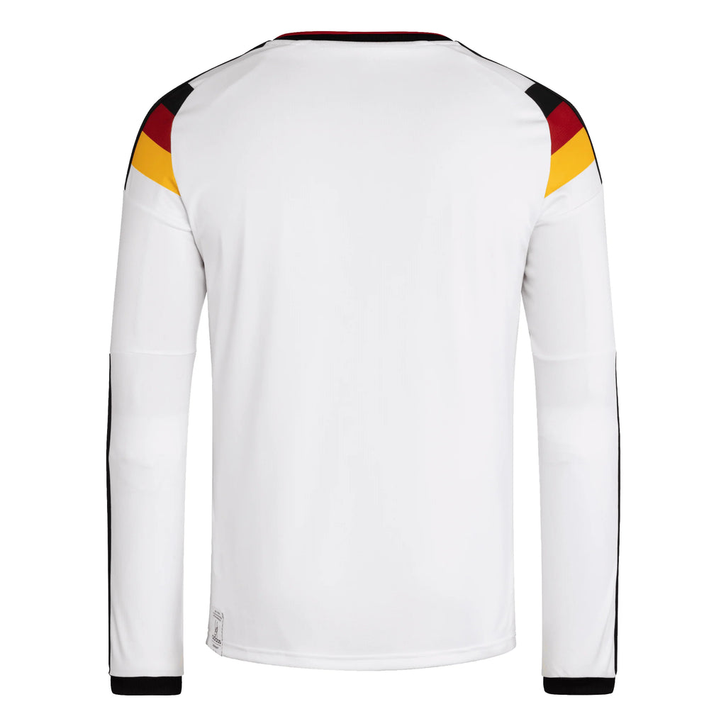 adidas Germany Home Long Sleeve Mens Soccer Jersey 26 White