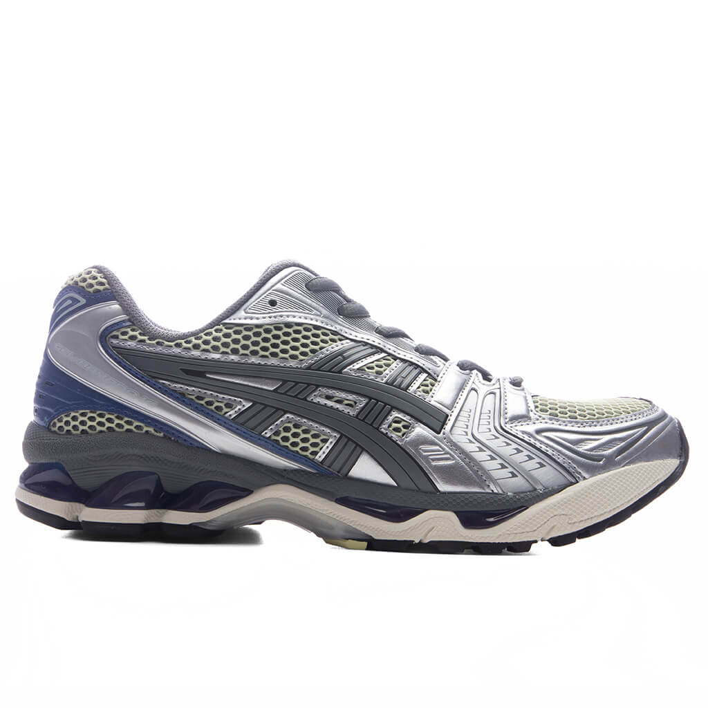 Gel Kayano 14 Soft Yellow Asics Blue