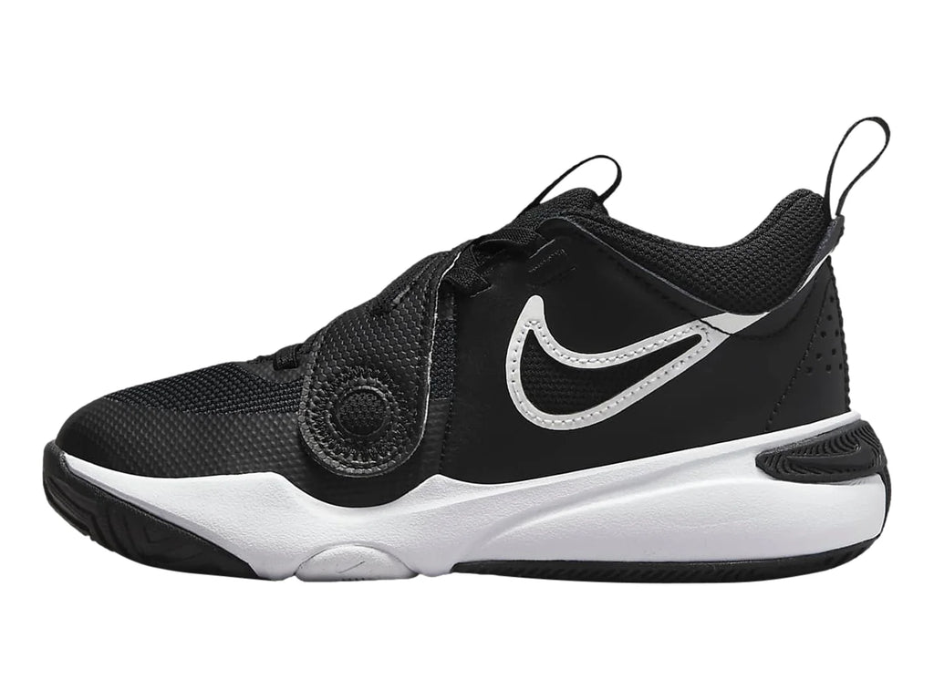 Tenis Nike Team Hustle D 11 Negro con Blanco para Niño