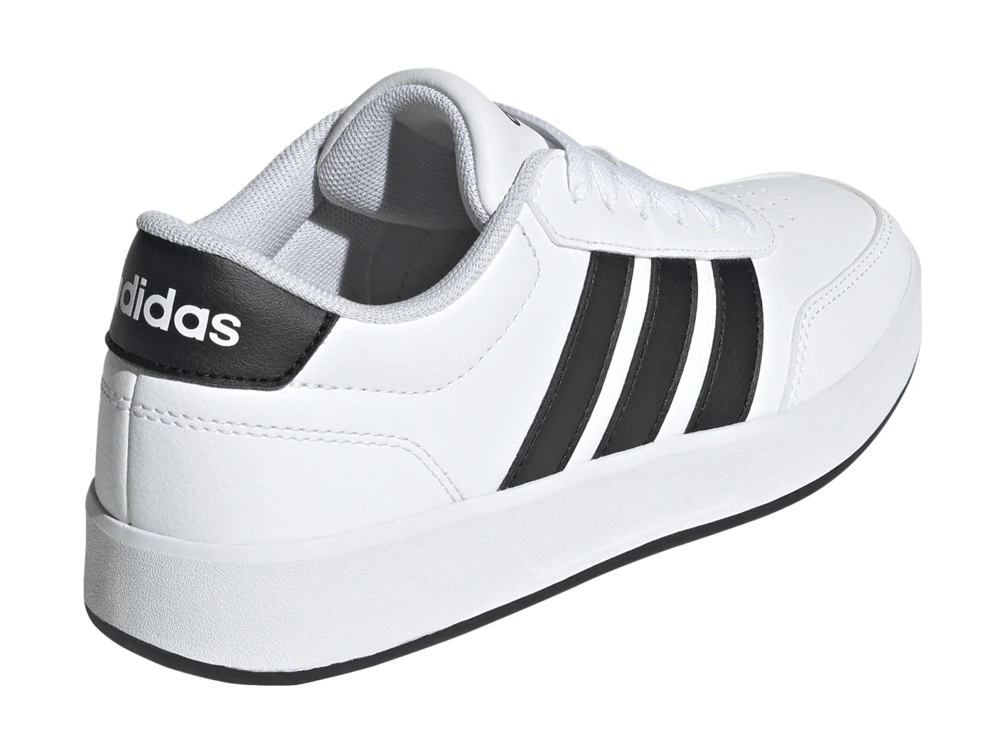 Tenis Adidas Breaknet 30 Blanco y Negro para Niño