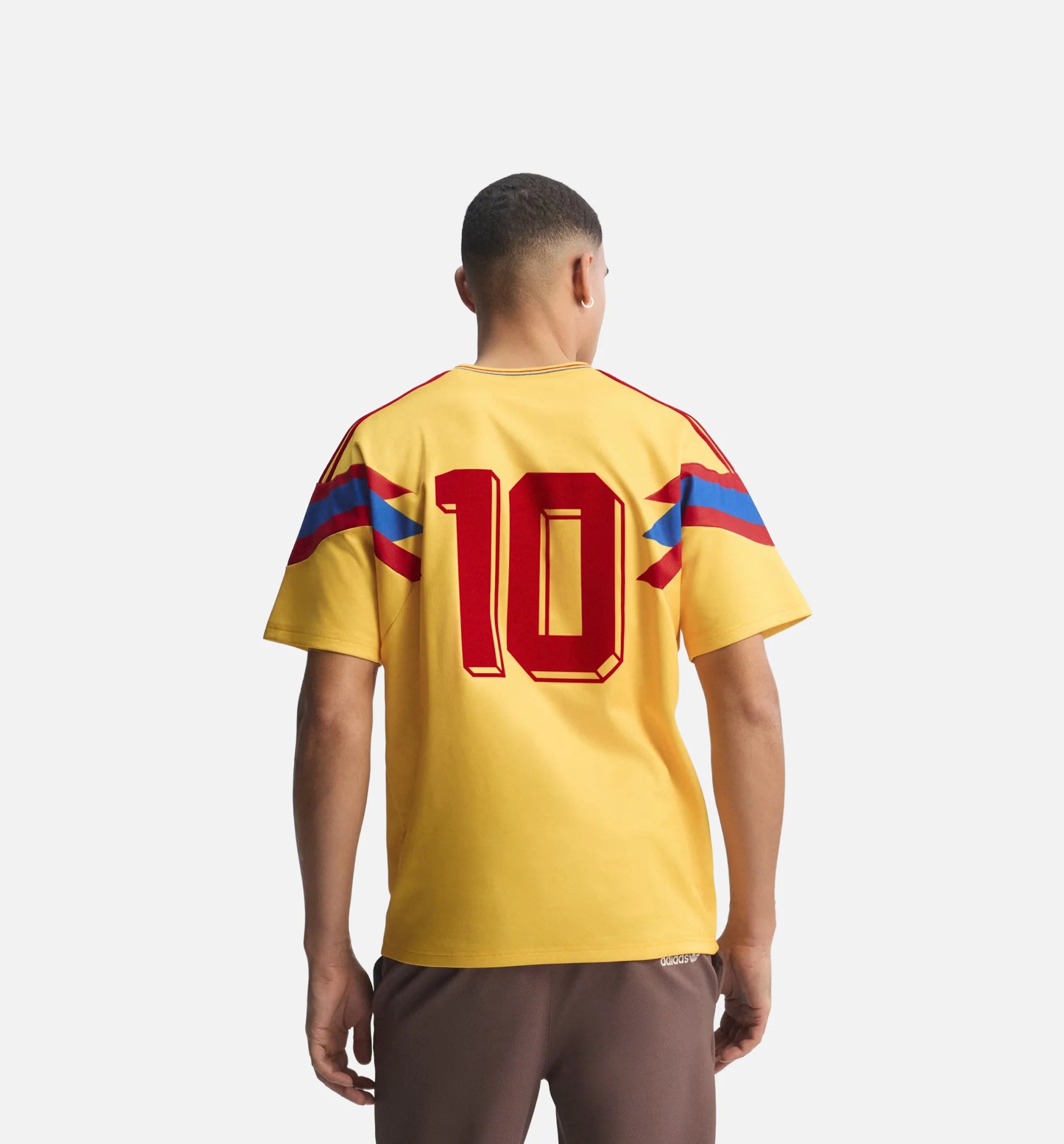 Colombia Away 1990 Mens Jersey Bold Gold