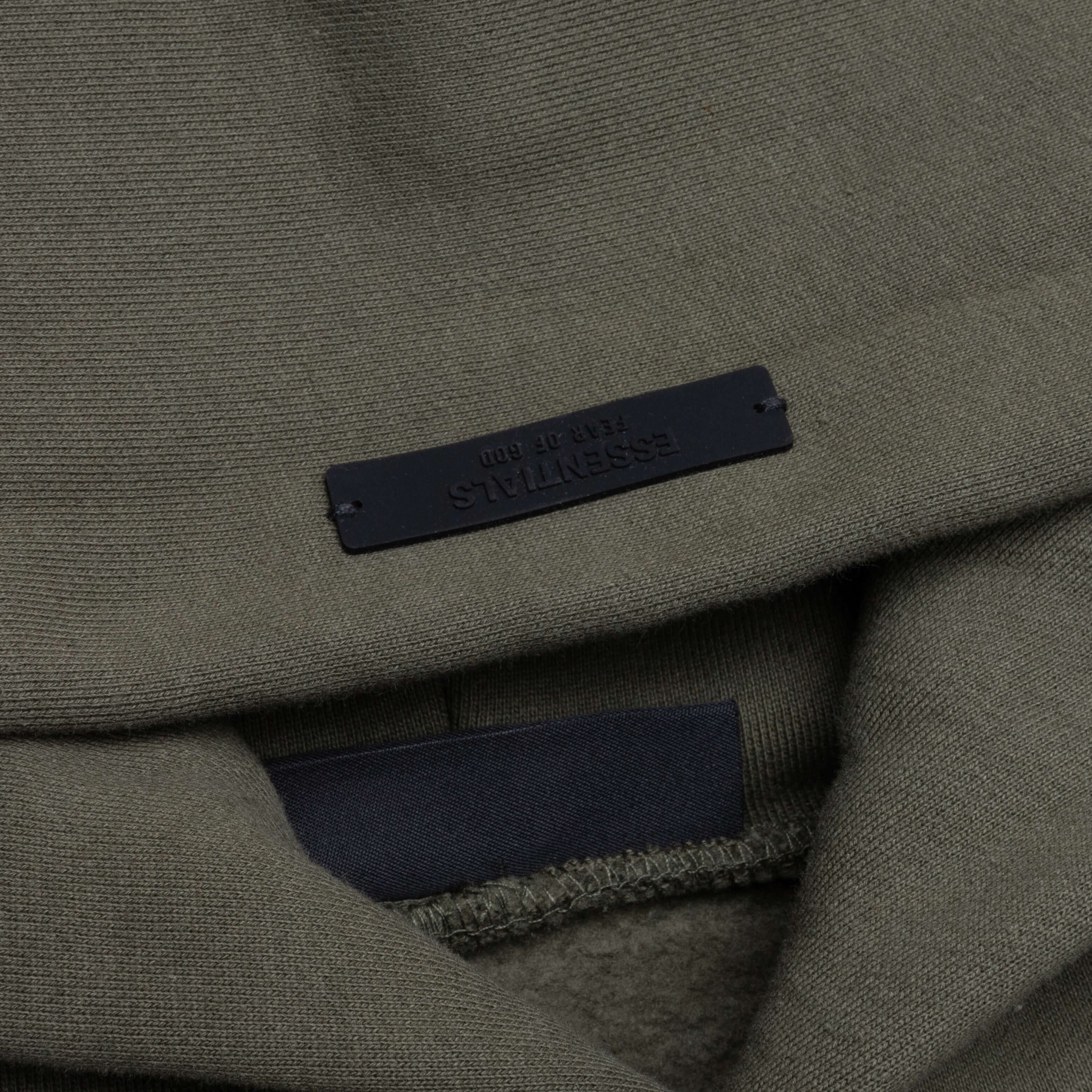 Fleece Hoodie Military