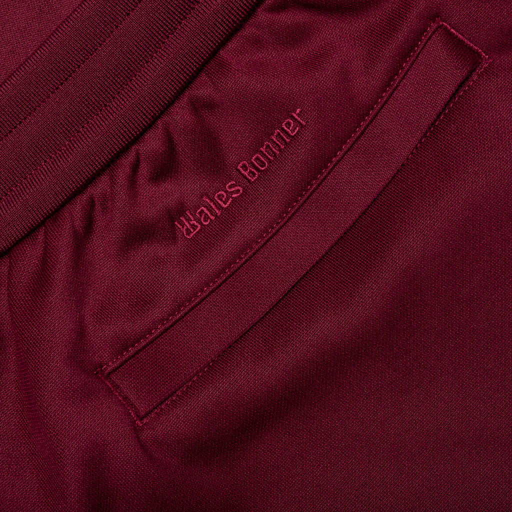 Adidas x Wales Bonner Track Shorts Collegiate Burgundy