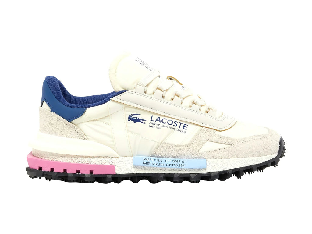 Tenis Lacoste Elite Active Blanco y Azul para Mujer