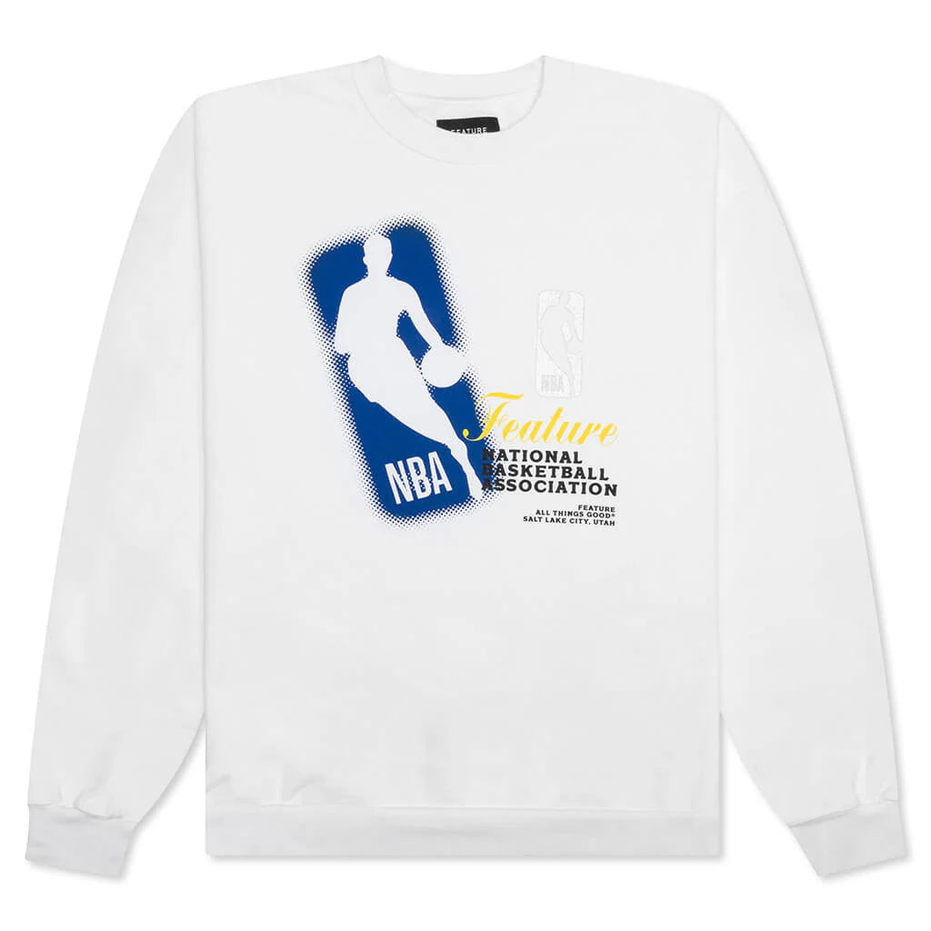 NBA Already Platinum Crewneck Sweater White