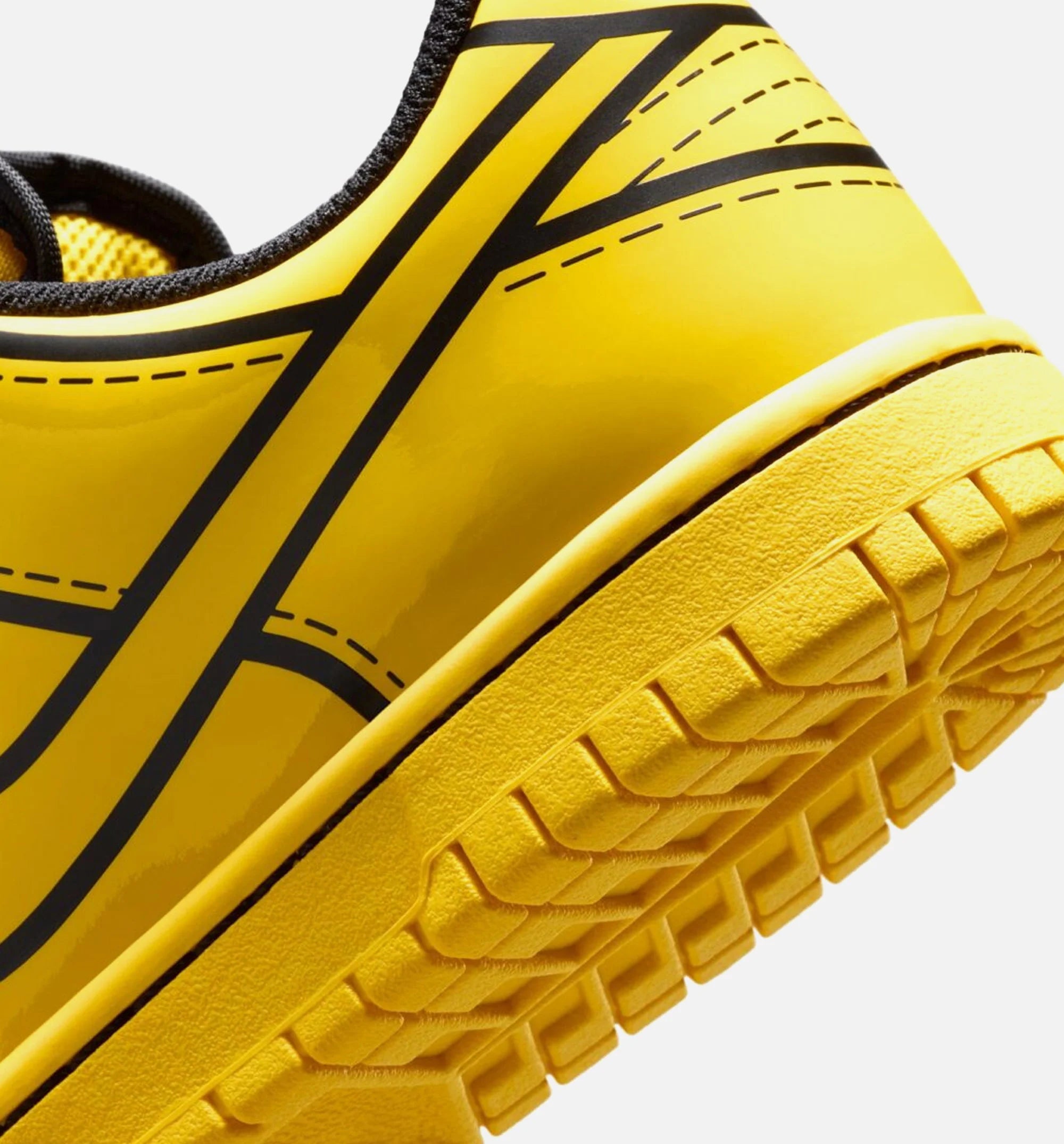 Dunk Low x Lego Grade School Lifestyle Shoe Tour Yellow Black Volt Tour Yellow