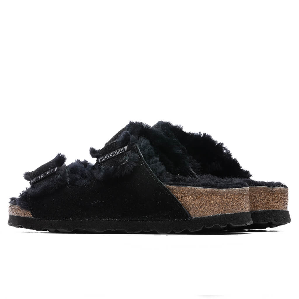 Womens Narrow Arizona Shearling Black