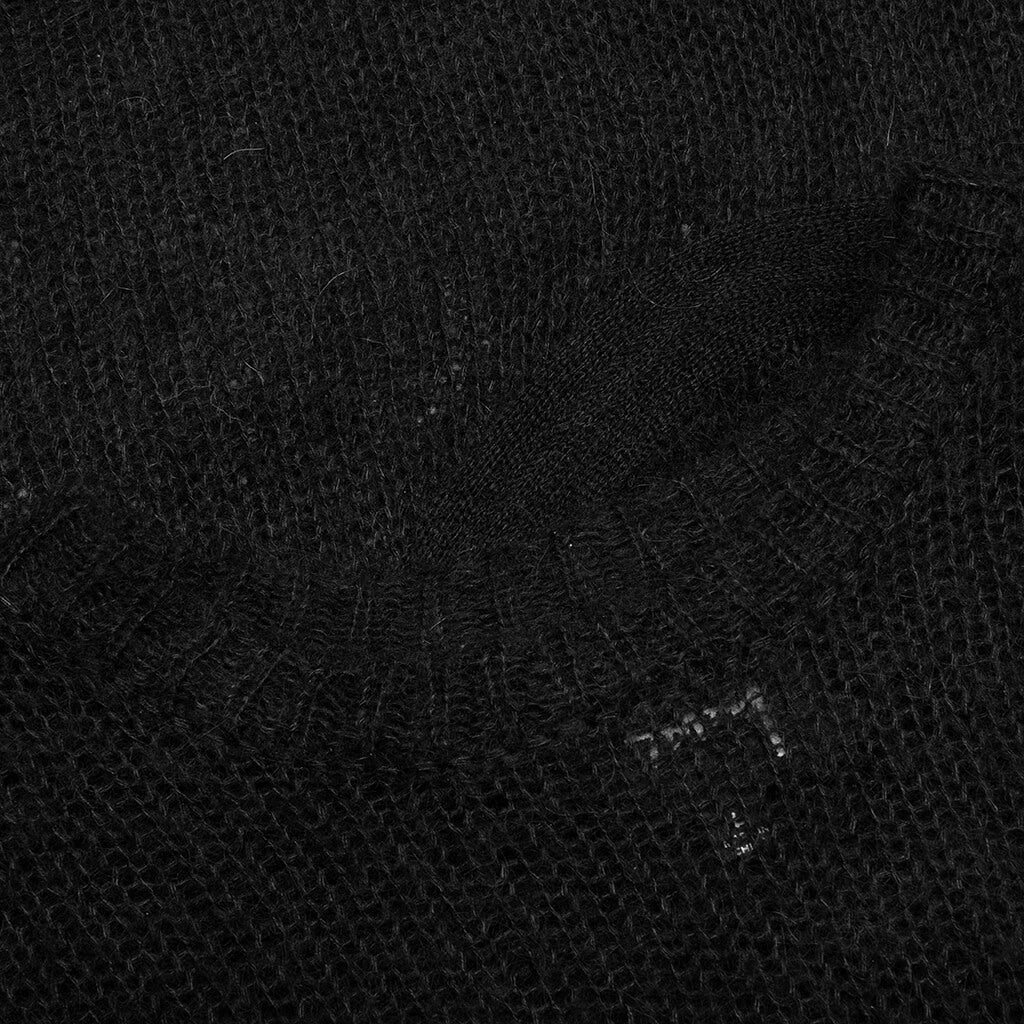 S Loose Knit Sweater Black