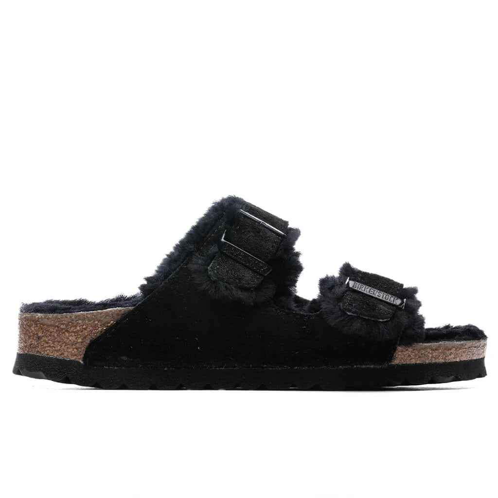 Womens Narrow Arizona Shearling Black