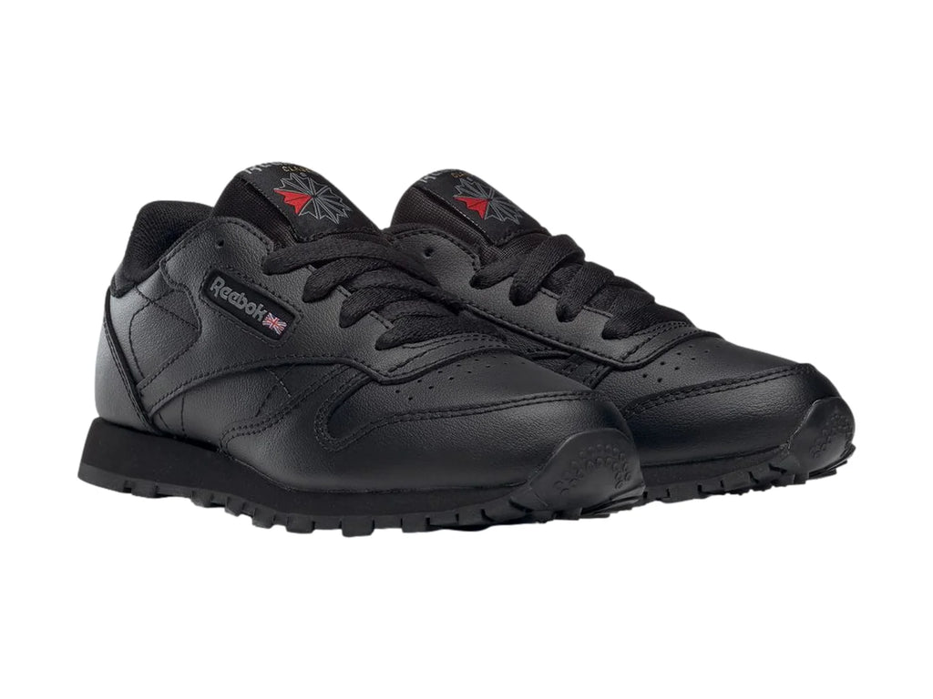 Tenis Reebok Classic Leather Negro para Niño