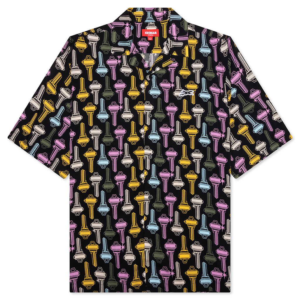 Keys S S Woven Shirt Black