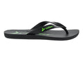 Sandalias Rider Negro y Verde para Hombre