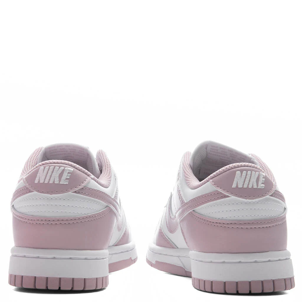 Womens Dunk Low White Particle Rose