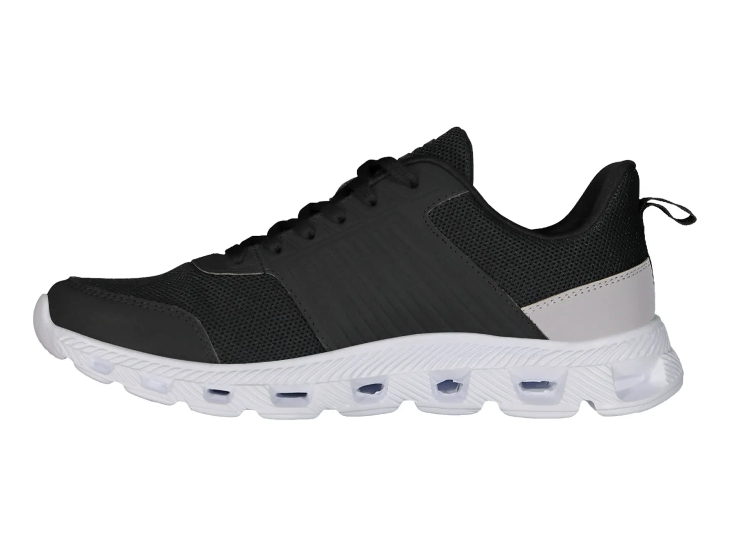Tenis Charly Light Sport Negro y Blanco para Hombre