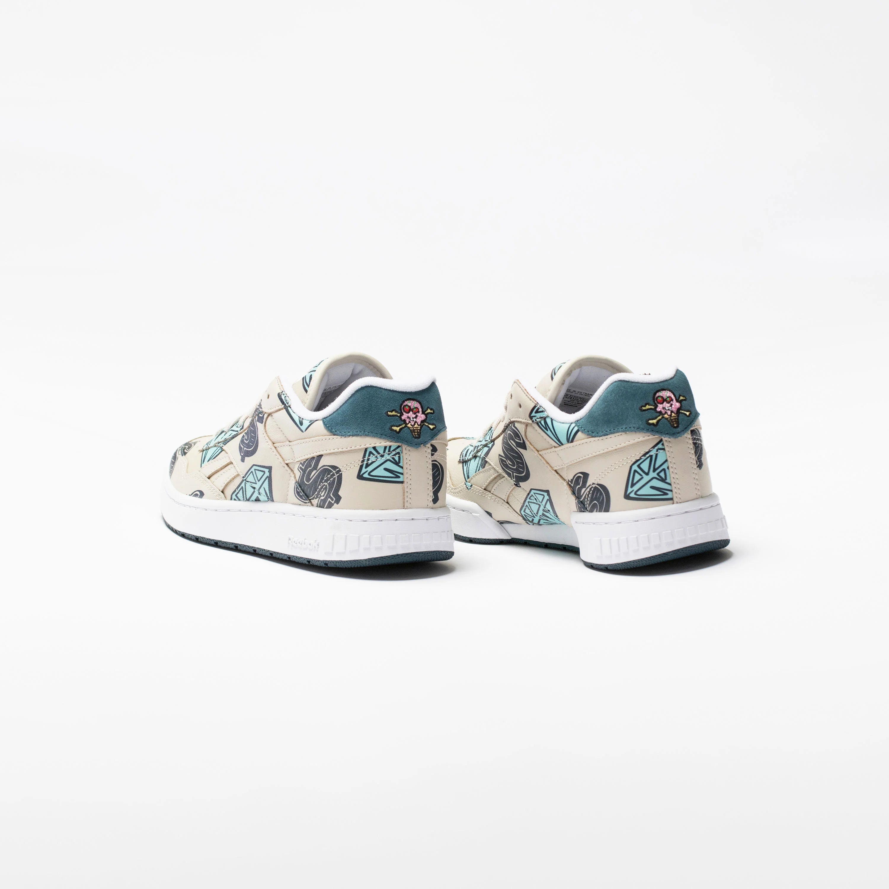 Ice Cream X BB4000 Stucco Mens Lifestyle Shoe Tan White Black Blue