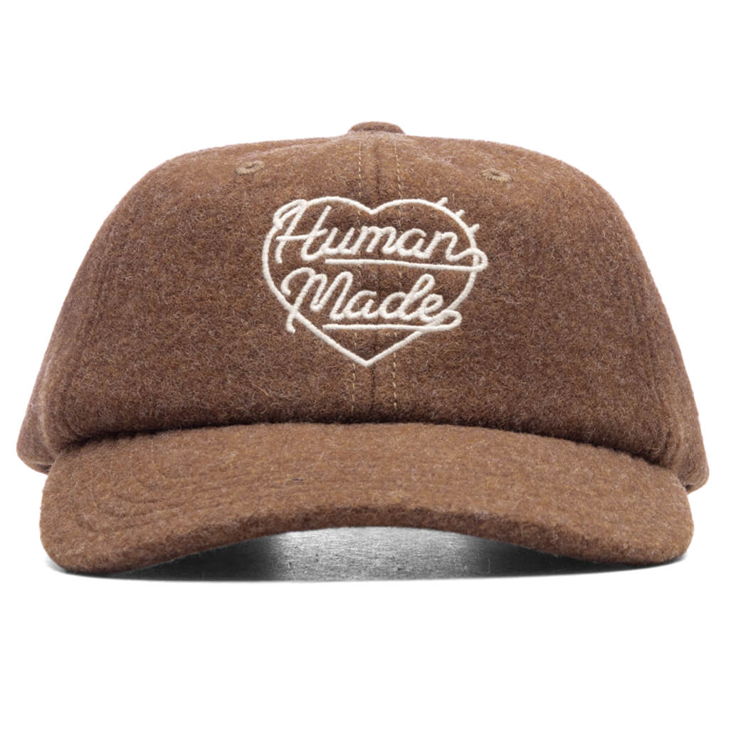 6 Panel Wool Cap Brown