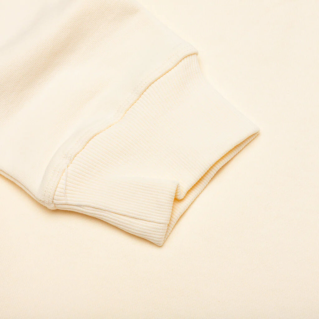 Academy Crewneck Cannoli Cream Gold Flame