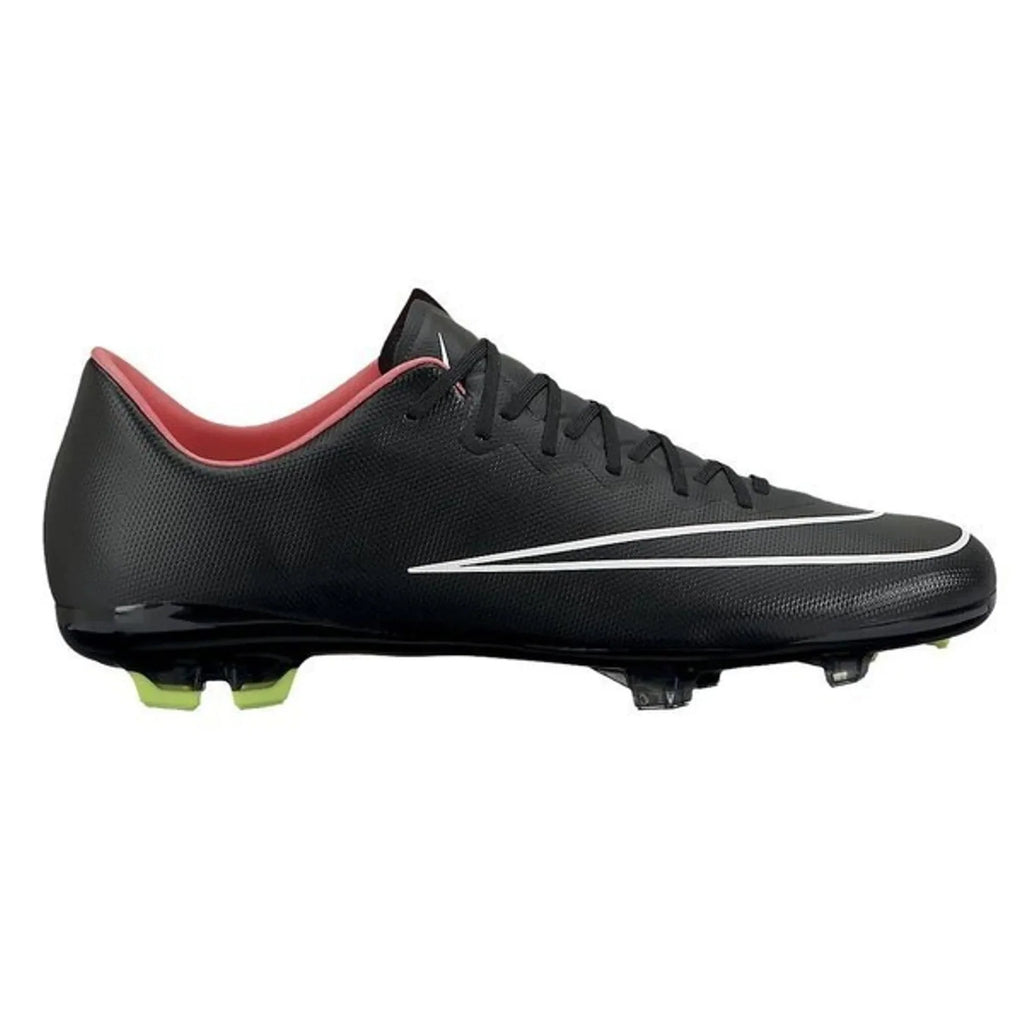 Nike JR Mercurial Vapor X FG Firm Ground Soccer Cleats Black Hyper Pink