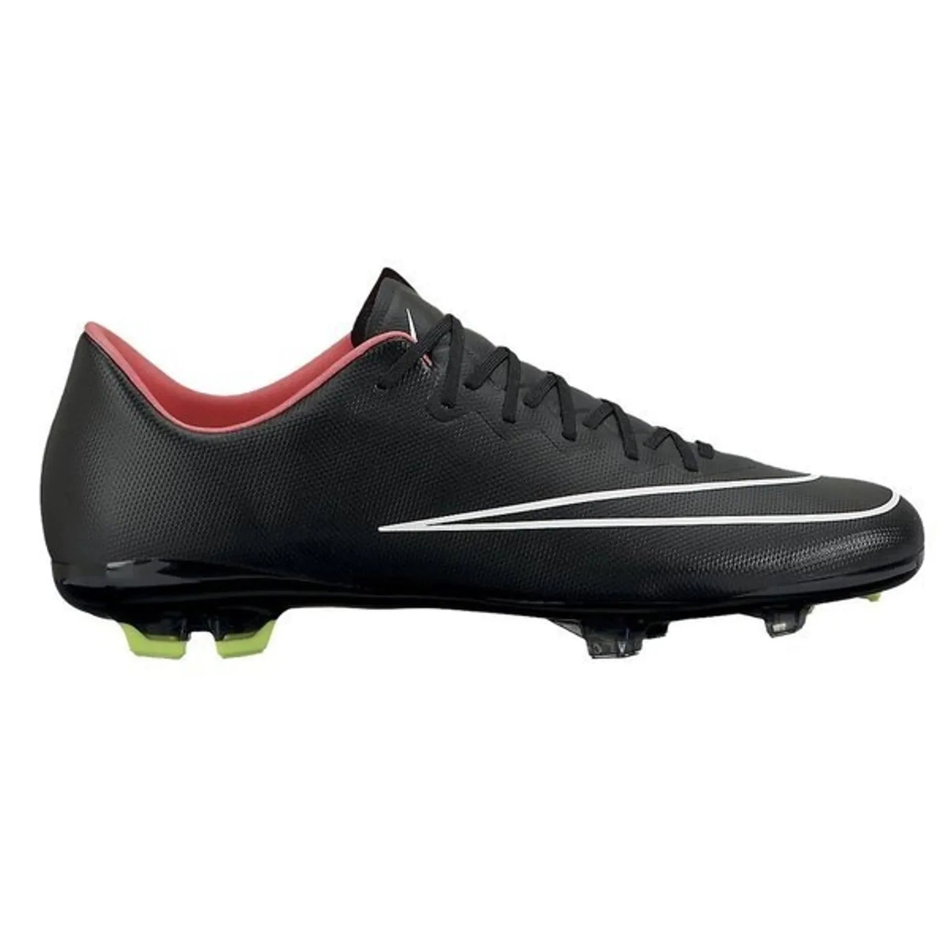 Nike JR Mercurial Vapor X FG Firm Ground Soccer Cleats Black Hyper Pink