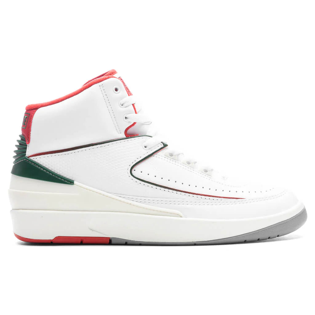 Air Jordan 2 Retro Italy White Fire Red