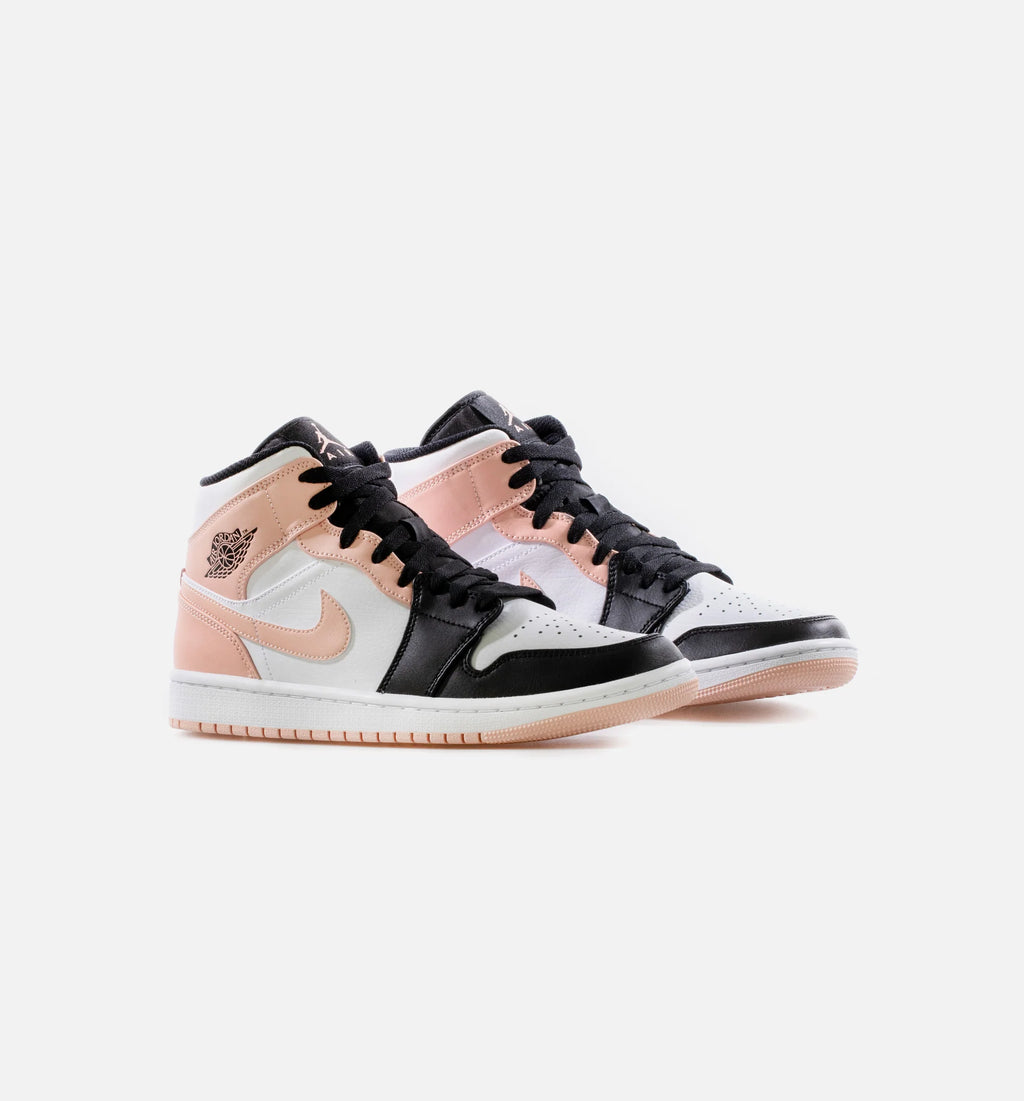 Air Jordan 1 Mid Arctic Orange Mens Lifestyle Shoe White Black Arctic Orange