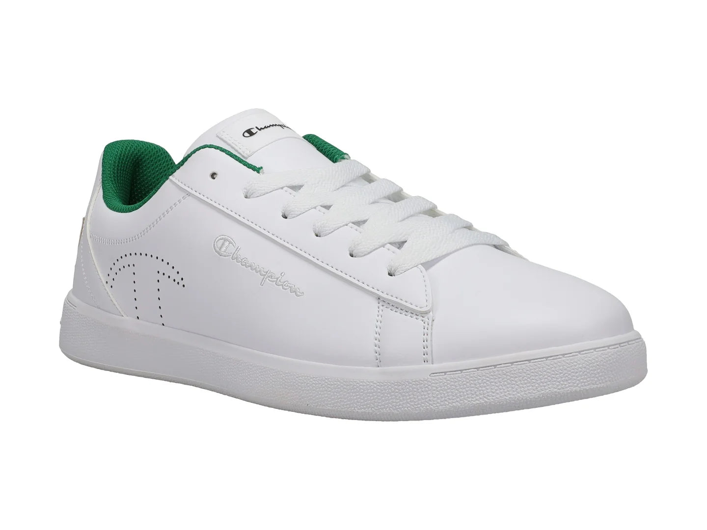 Tenis Champion Pure Blanco con Verde para Hombre