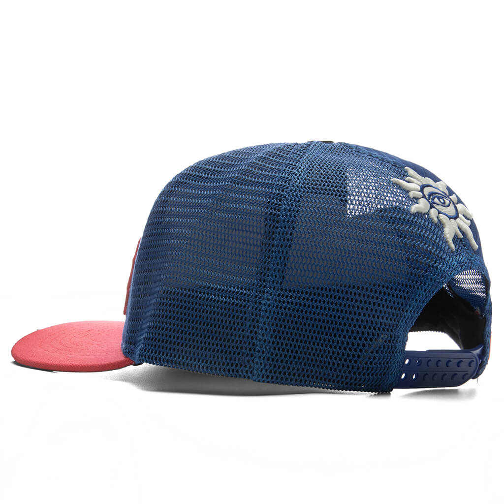 GS Forever Trucker Hat Blue Red