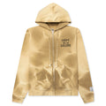 French Zip Hoodie Tan