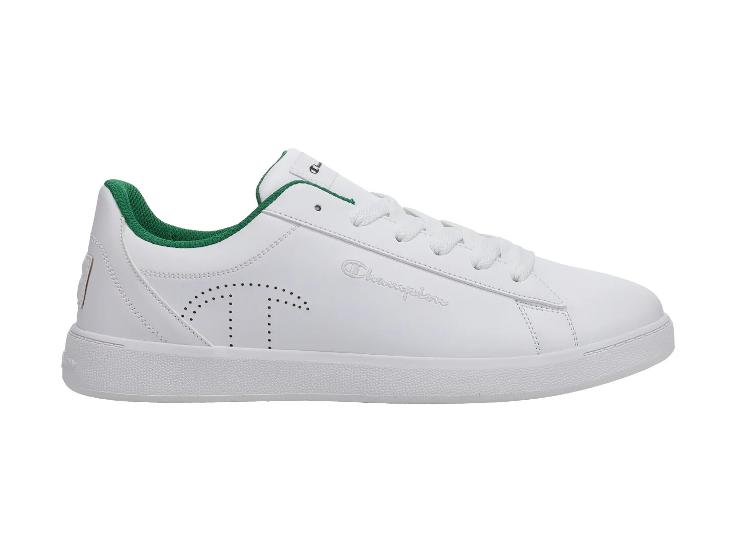 Tenis Champion Pure Blanco con Verde para Hombre