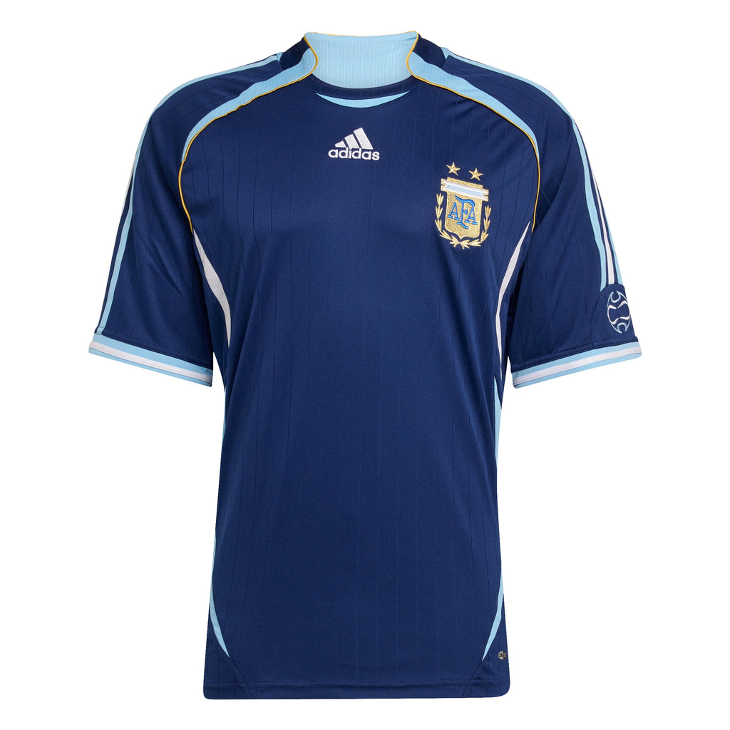 adidas Argentina Away Mens Soccer Jersey 2006 Dark Blue