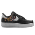 Womens Air Force 1 07 Premium Now Accepting All Flowers Black White Metallic Gold