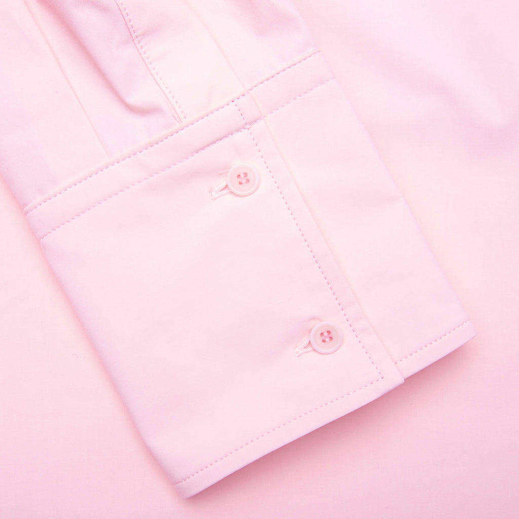 Satin Insert Shirt Rose Pink