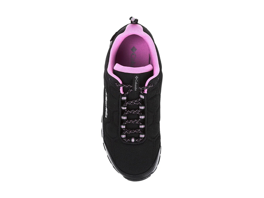 Tenis Columbia Firecamp III WP Negro y Rosa para Mujer