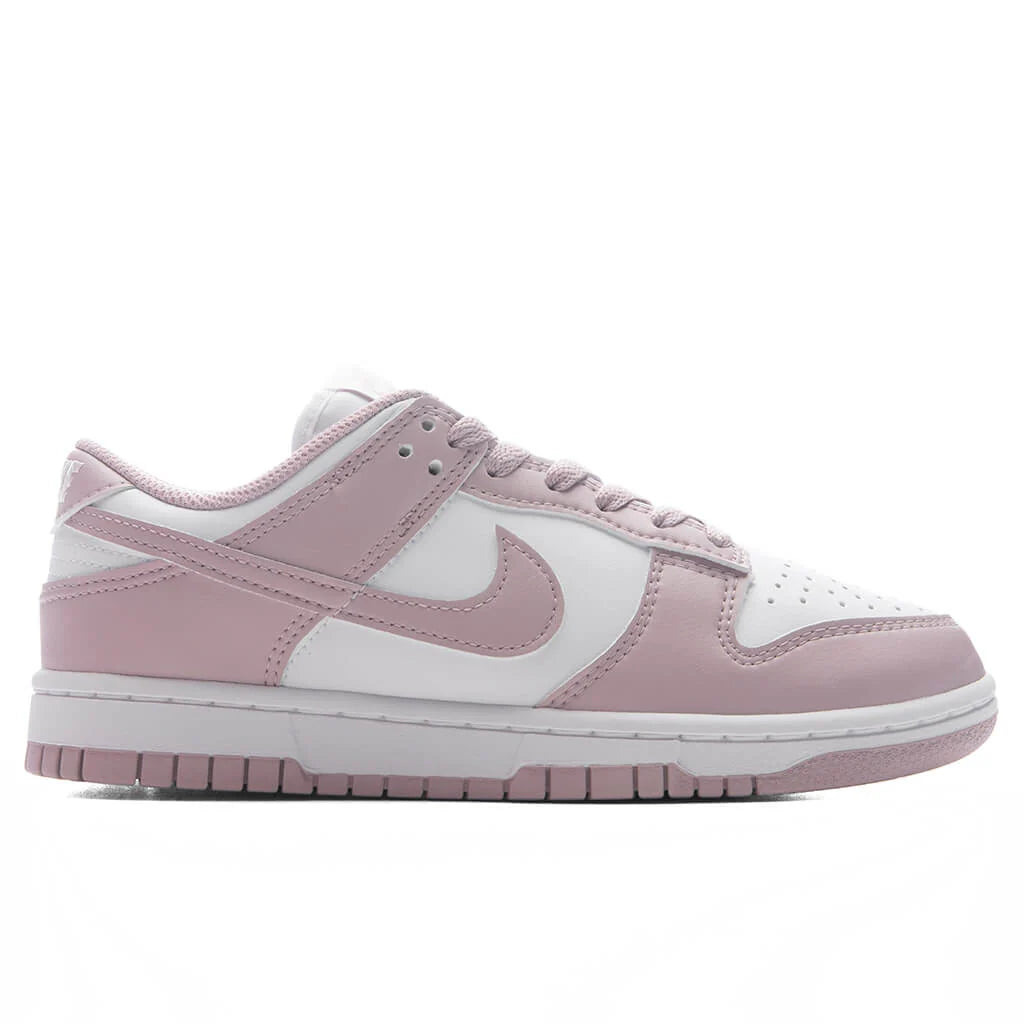 Womens Dunk Low White Particle Rose