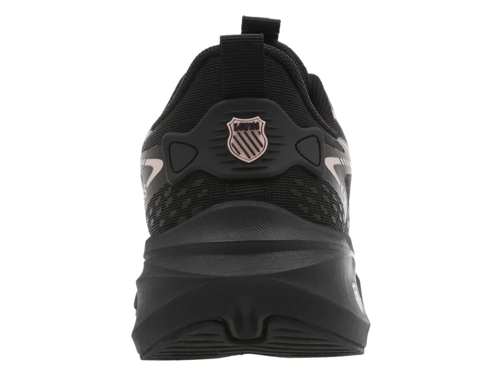 Tenis K SWISS Martinus Negro con Rosa para Mujer