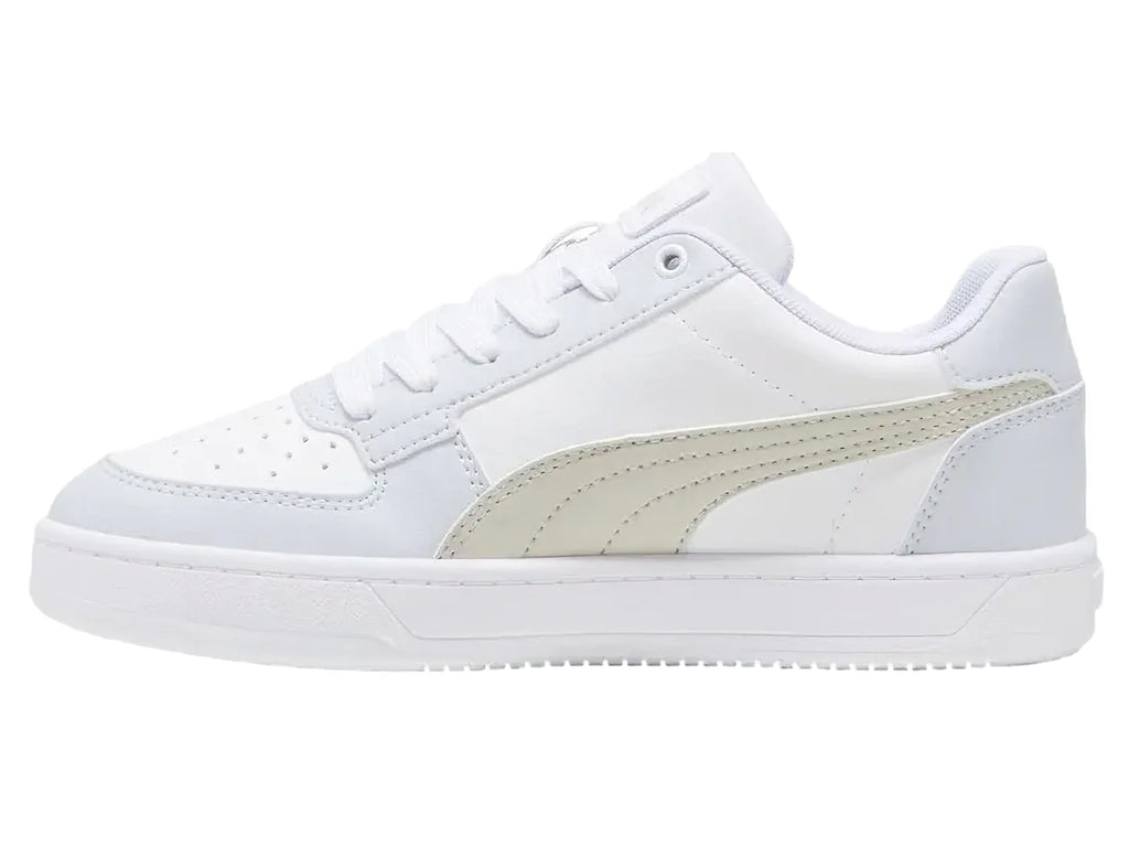 Tenis PUMA Caven JR Blanco y Beige para Niña