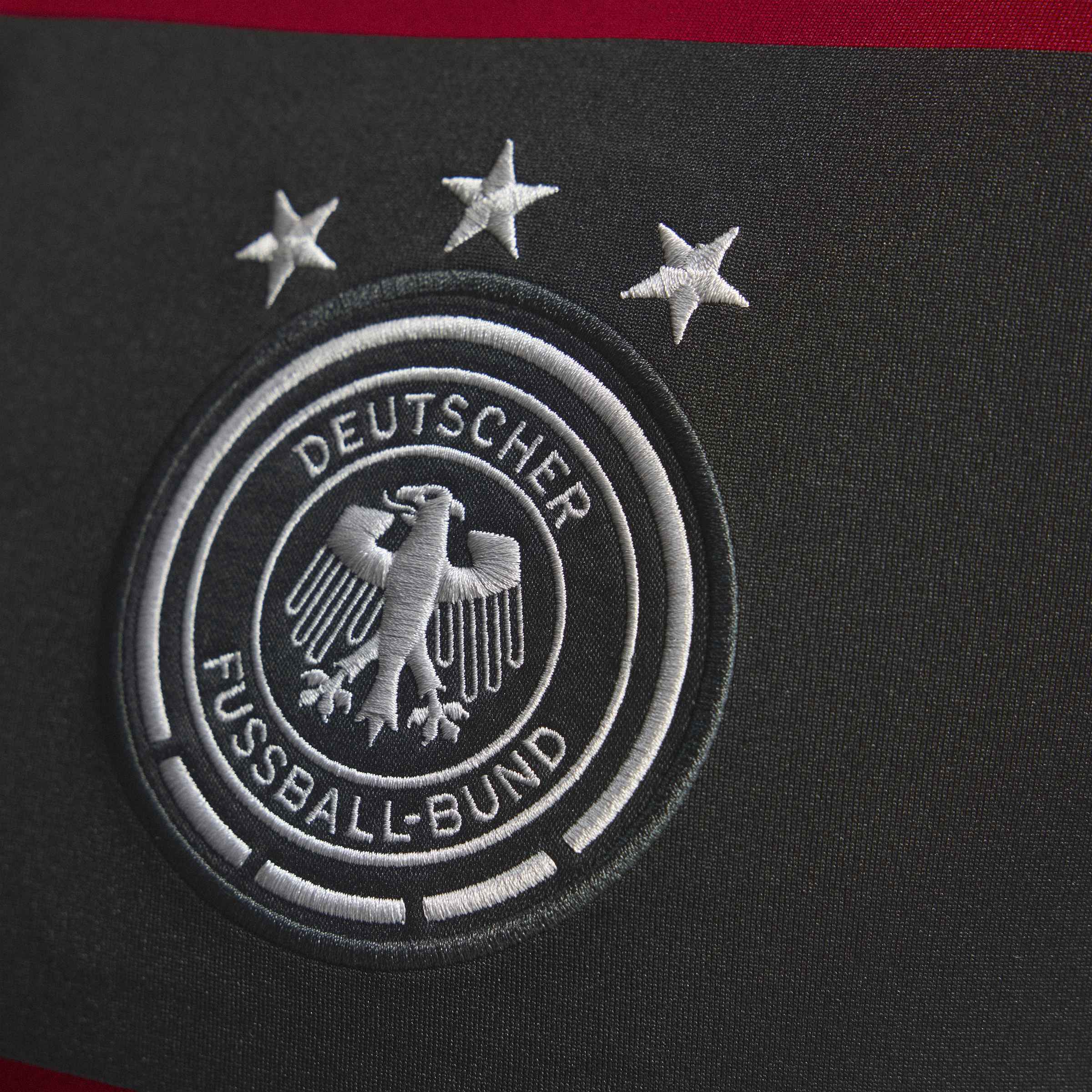 adidas Germany Away 2014 Mens Soccer Jersey Black Red White