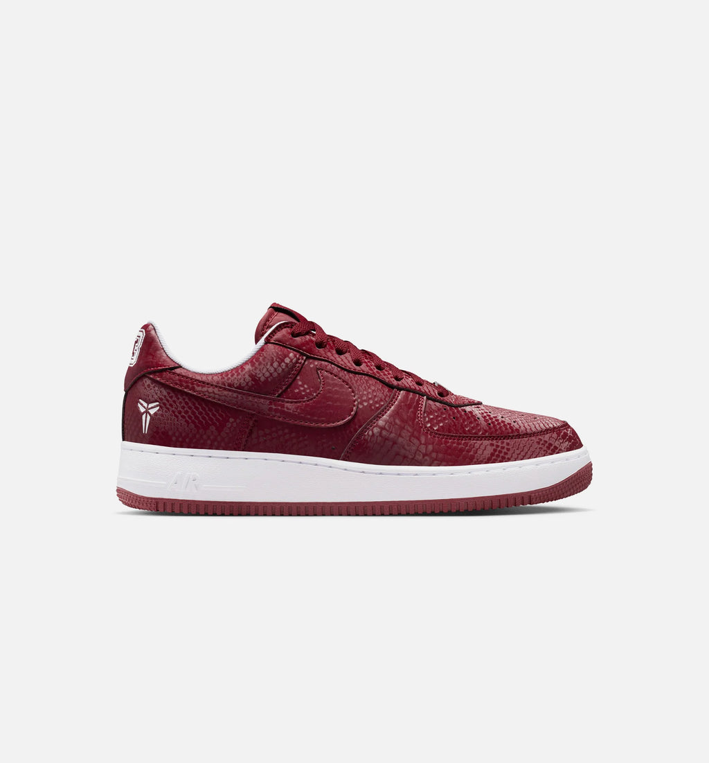 Kobe Air Force 1 Low Merion Mens Lifestyle Shoe Team Red White