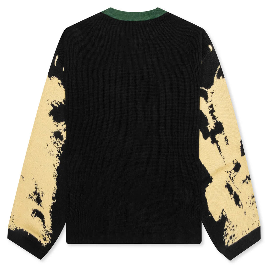 Ornaments Knit Sweater Green Black