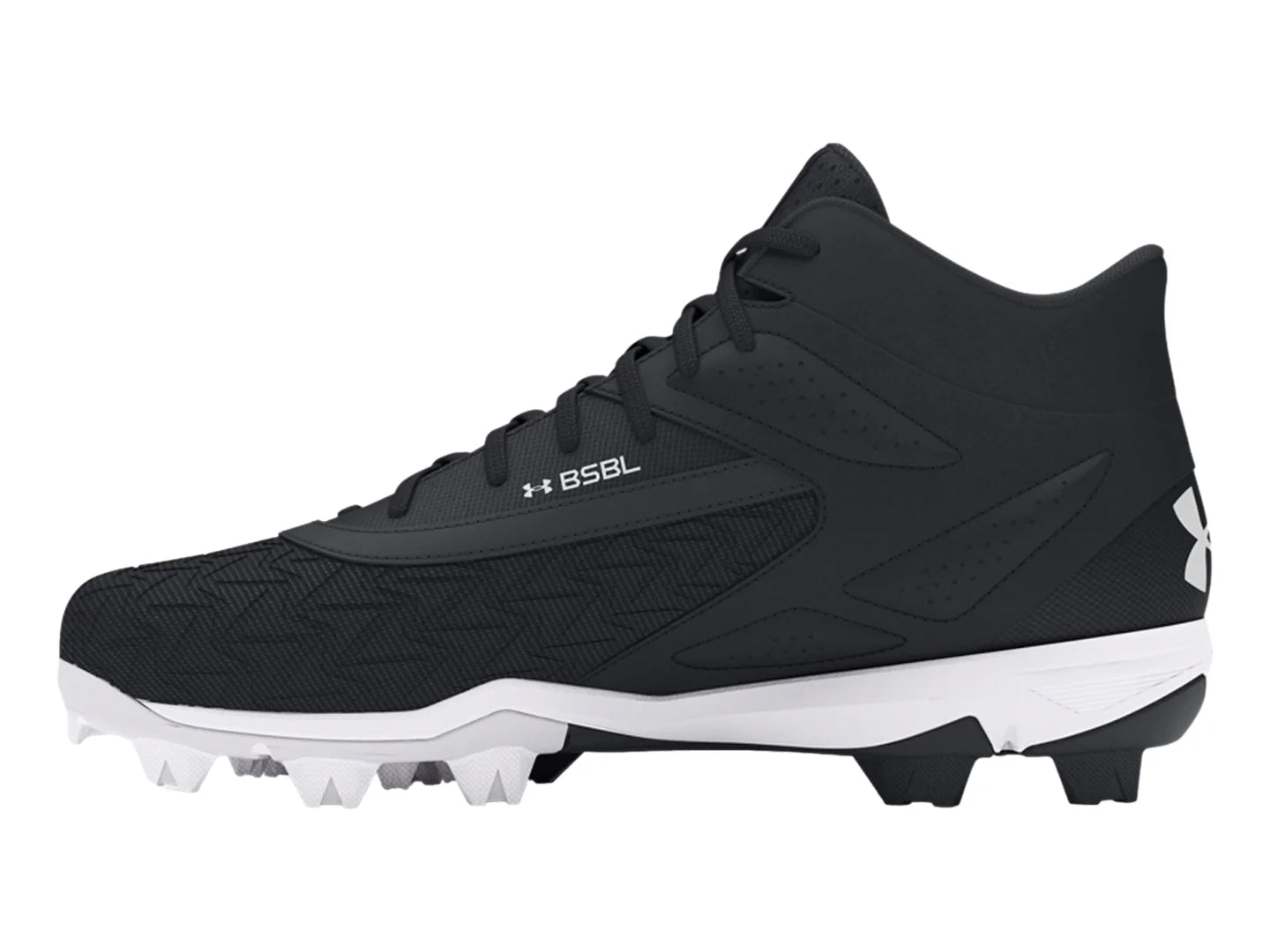 Tenis Under Armour Leadoff Mid 30 Negro y Blanco para Hombre