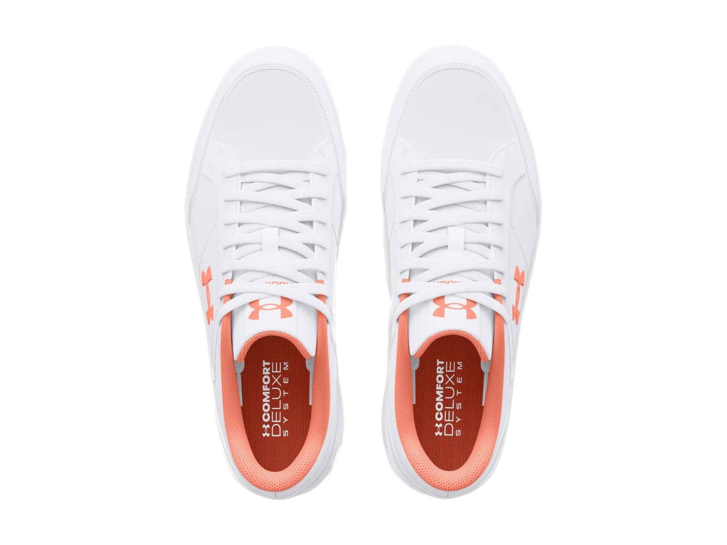 Tenis Under Armour Official Blanco y Rosa para Mujer