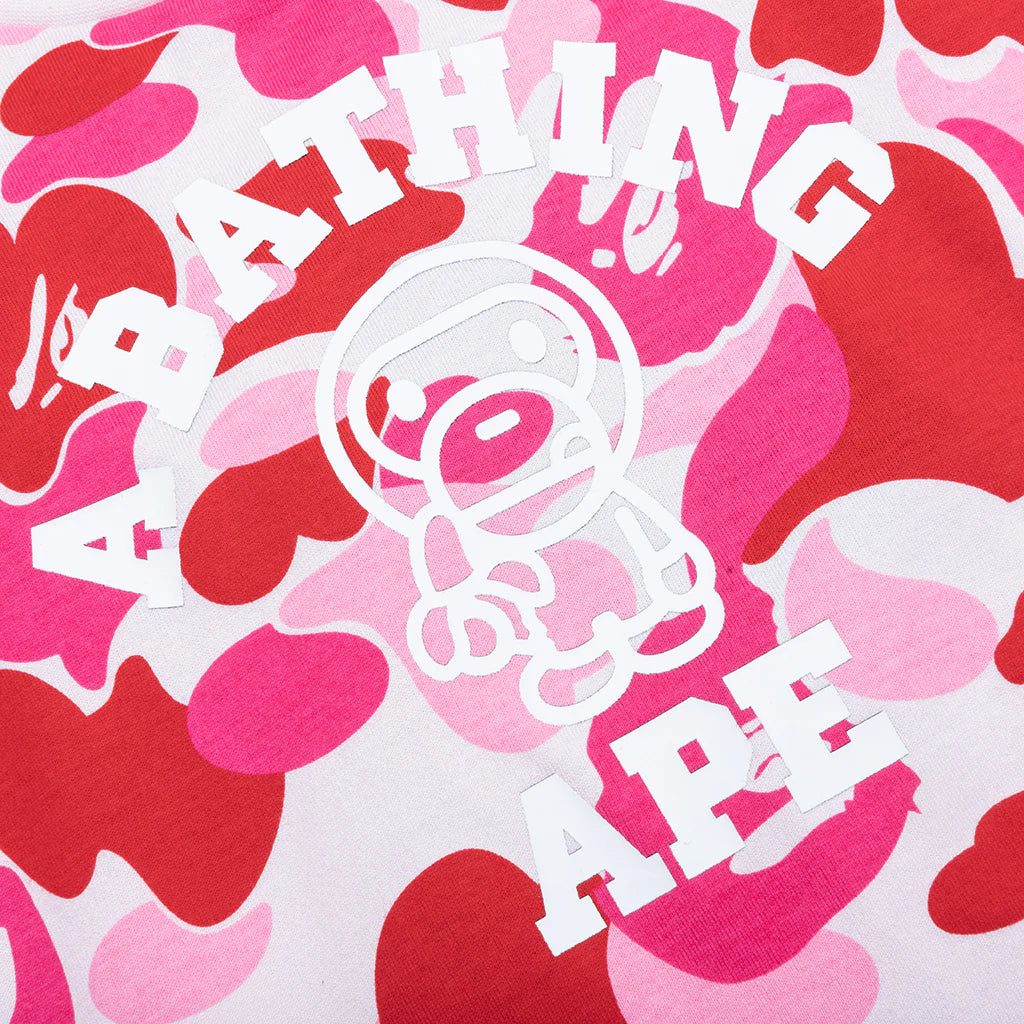 Kids Abc Camo Baby Milo College Tee Pink