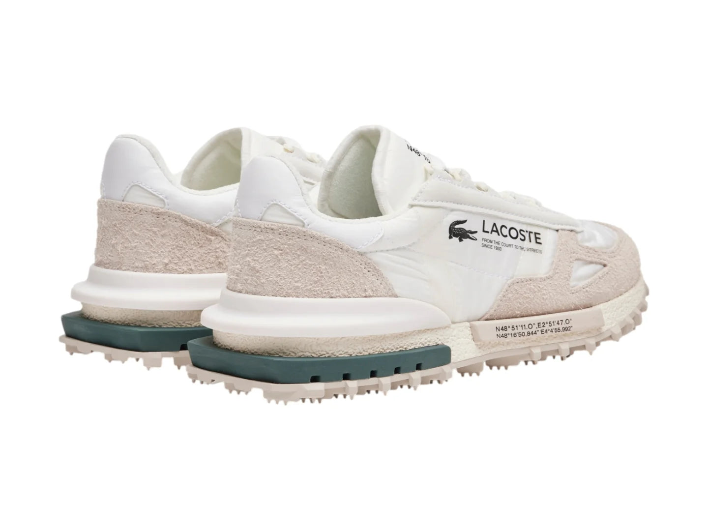 Tenis Lacoste Elite Active Blanco y Verde para Hombre